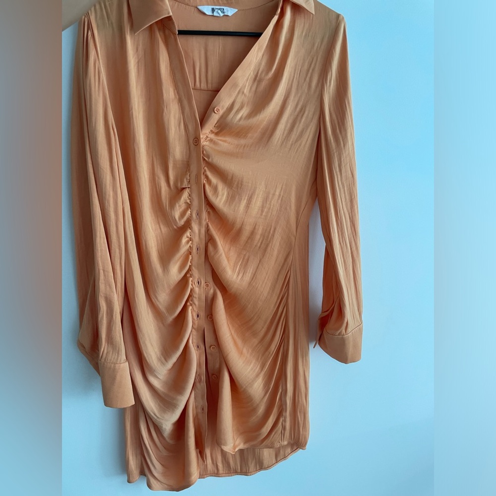 ORANGE SHIRT DRESS STEVE MADDEN